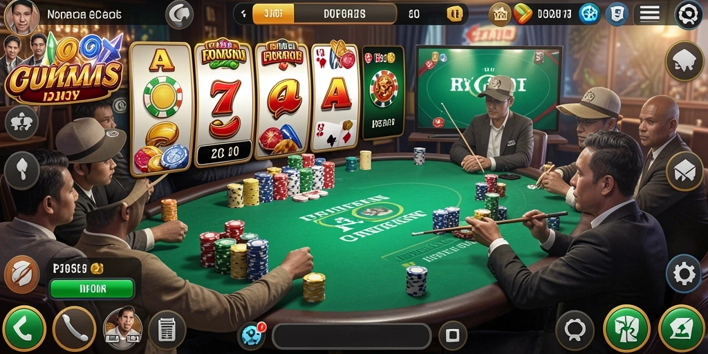 Layar utama B8VIP yang colorful dan intuitif.
