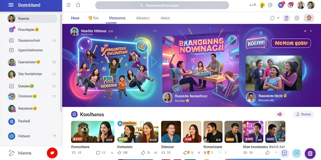Tampilan antarmuka yang menarik dan user-friendly.