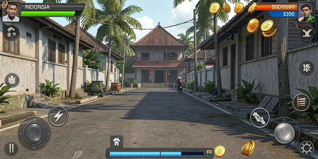 Tampilan antarmuka yang sederhana dan menarik.