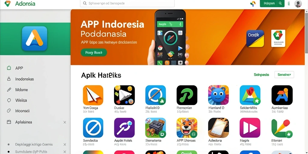 Tampilan awal aplikasi yang menarik dan modern.