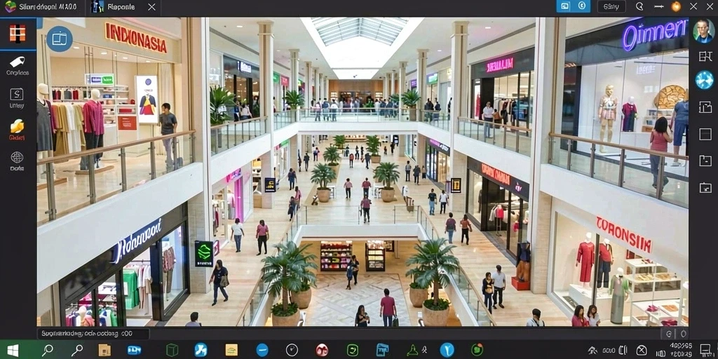 Tampilan antarmuka yang modern dan menarik.