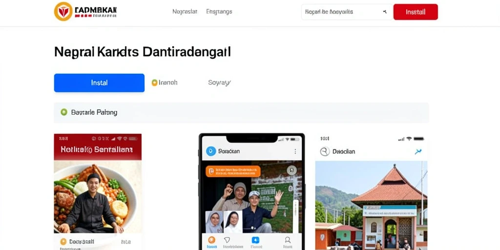 Tampilan antarmuka pengguna yang modern dan intuitif.