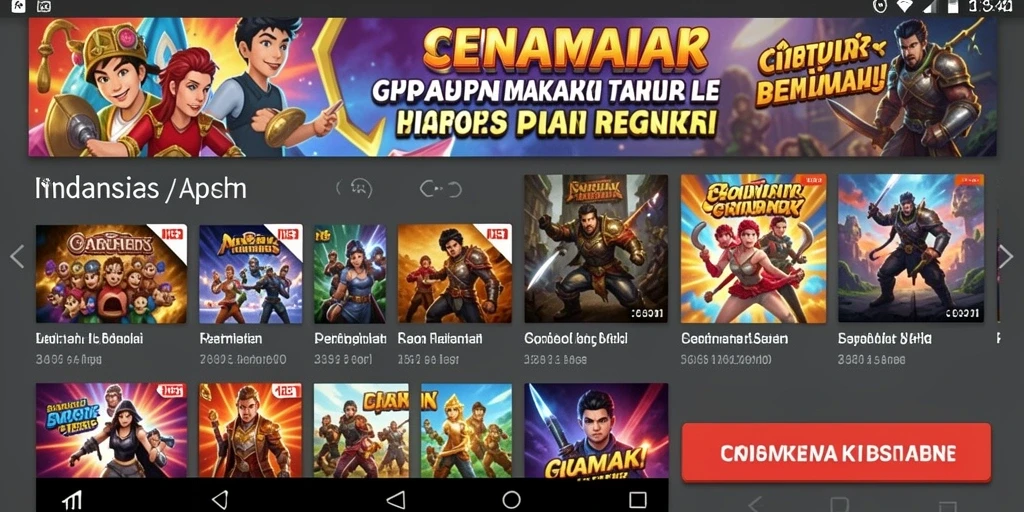 Tampilan antarmuka yang sederhana dan menarik.
