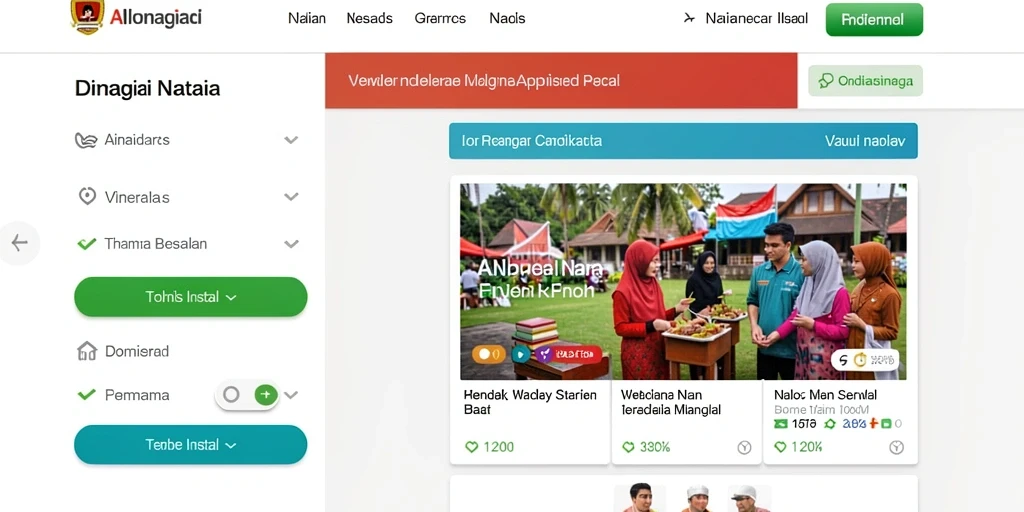 Tampilan antarmuka yang modern dan responsif.