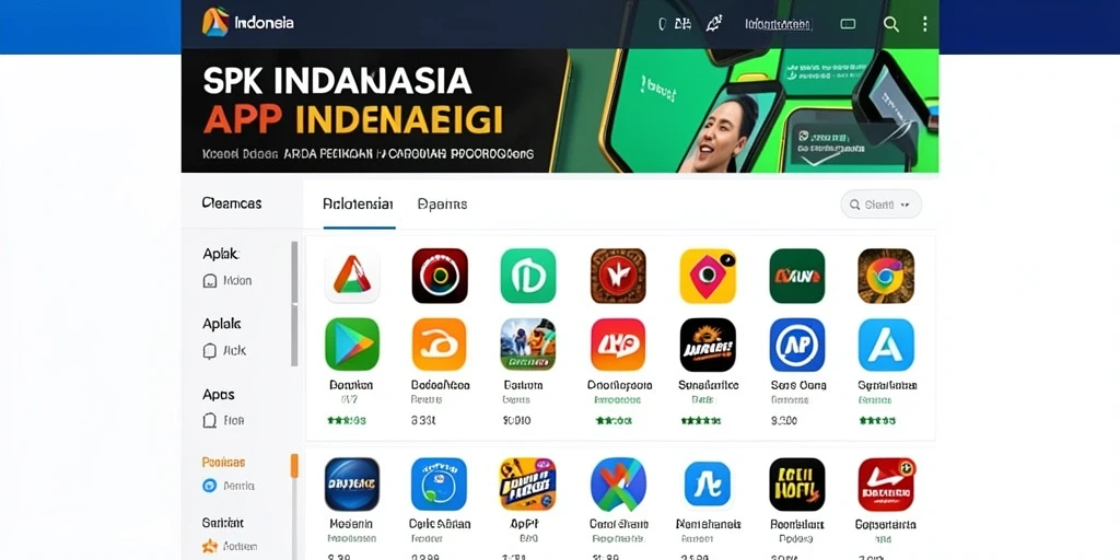 Antarmuka aplikasi PF777 yang menarik dan mudah digunakan.