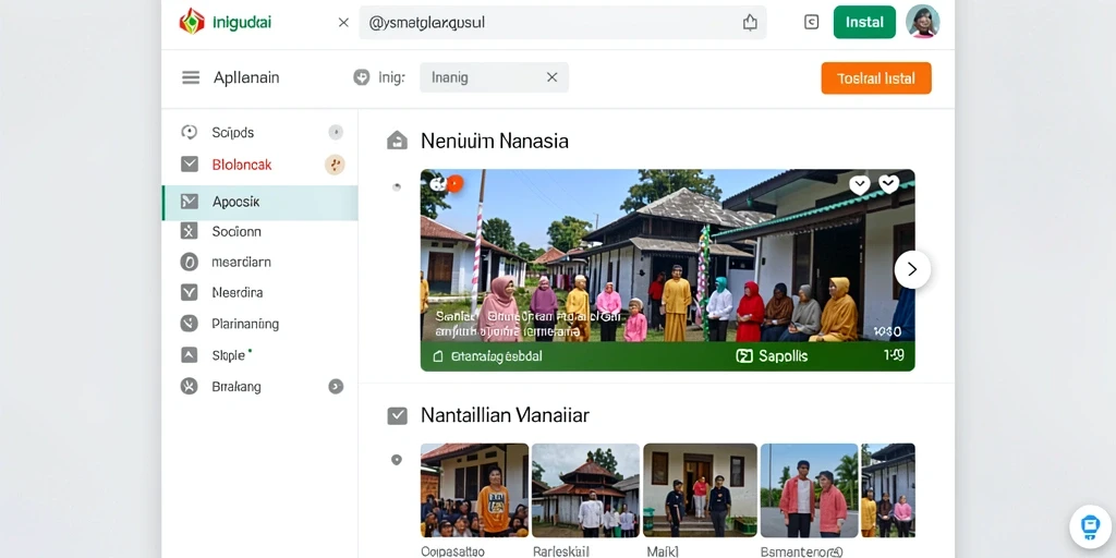 Tampilan antarmuka yang menarik dan mudah digunakan.