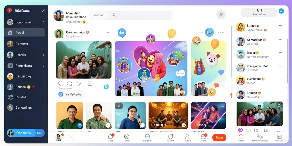 Tampilan antarmuka yang user-friendly.