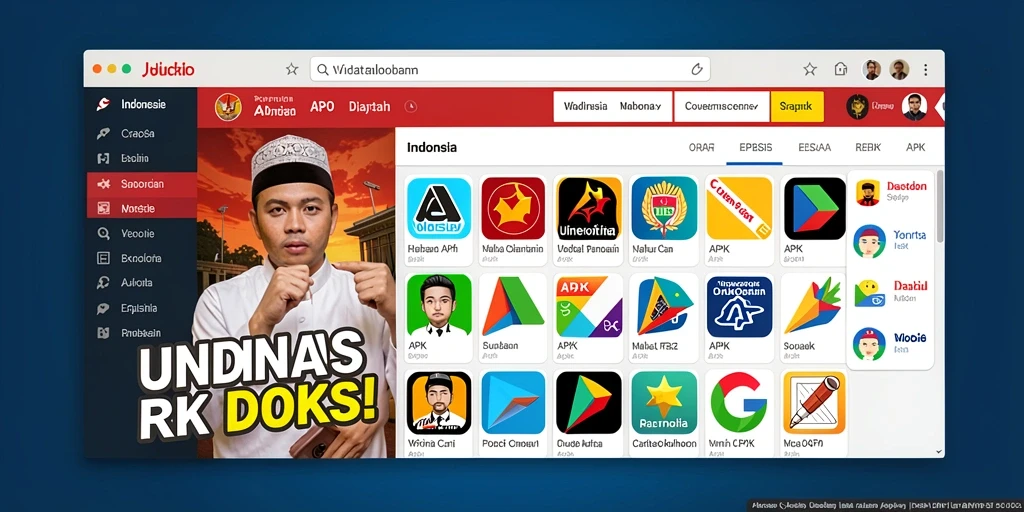 Tampilan antarmuka pengguna yang menarik.