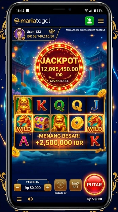 Cuplikan layar menu unduhan mariatogel untuk perangkat Android